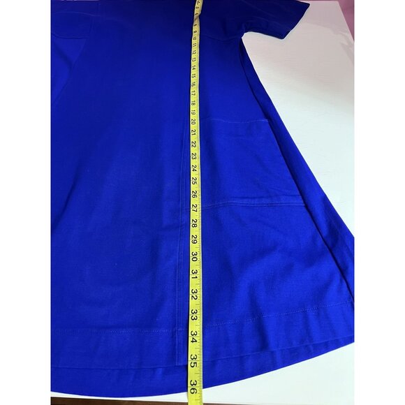 Anthropologie Maeve Women dress Size XS Blue Pockets Cotton/spandex Stretch - Picture 7 of 8